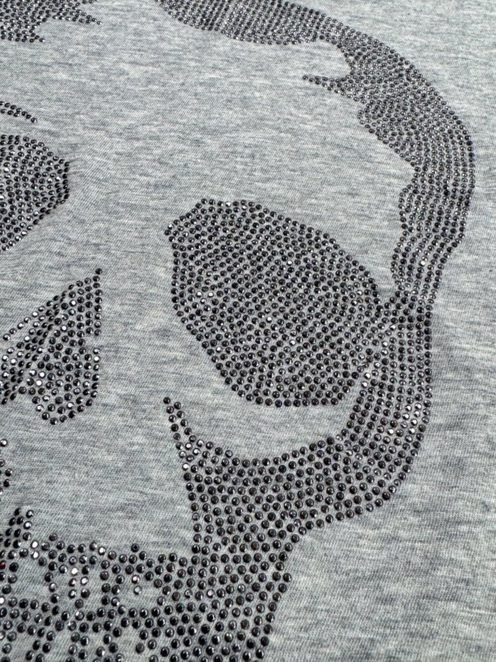 Zadig & Voltaire Skull T Shirt Gray Short Sleeve Sz XS - Picture 3 of 12